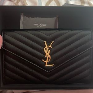 YSL Monogram wallet on chain